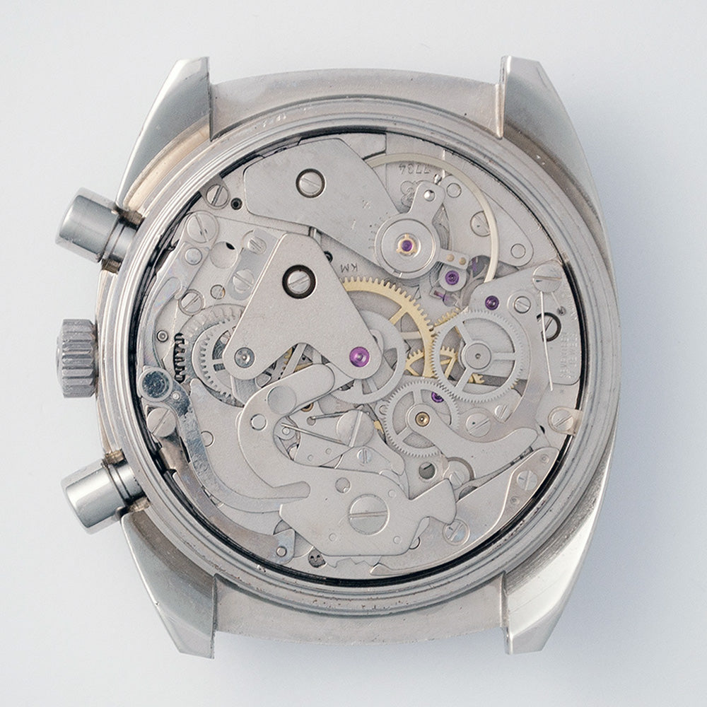 Breitling Datora, Chronograph, Ref. 2018, NOS, Edelstahl, Valjoux 7734, 70er-Jahre