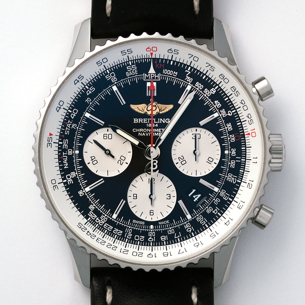 Breitling Navitimer B01, 43 mm, Ref. AB012012/BB01, Full-Set, Edelstahl, Chronometer, Chronograph, Kaliber B01, 2020