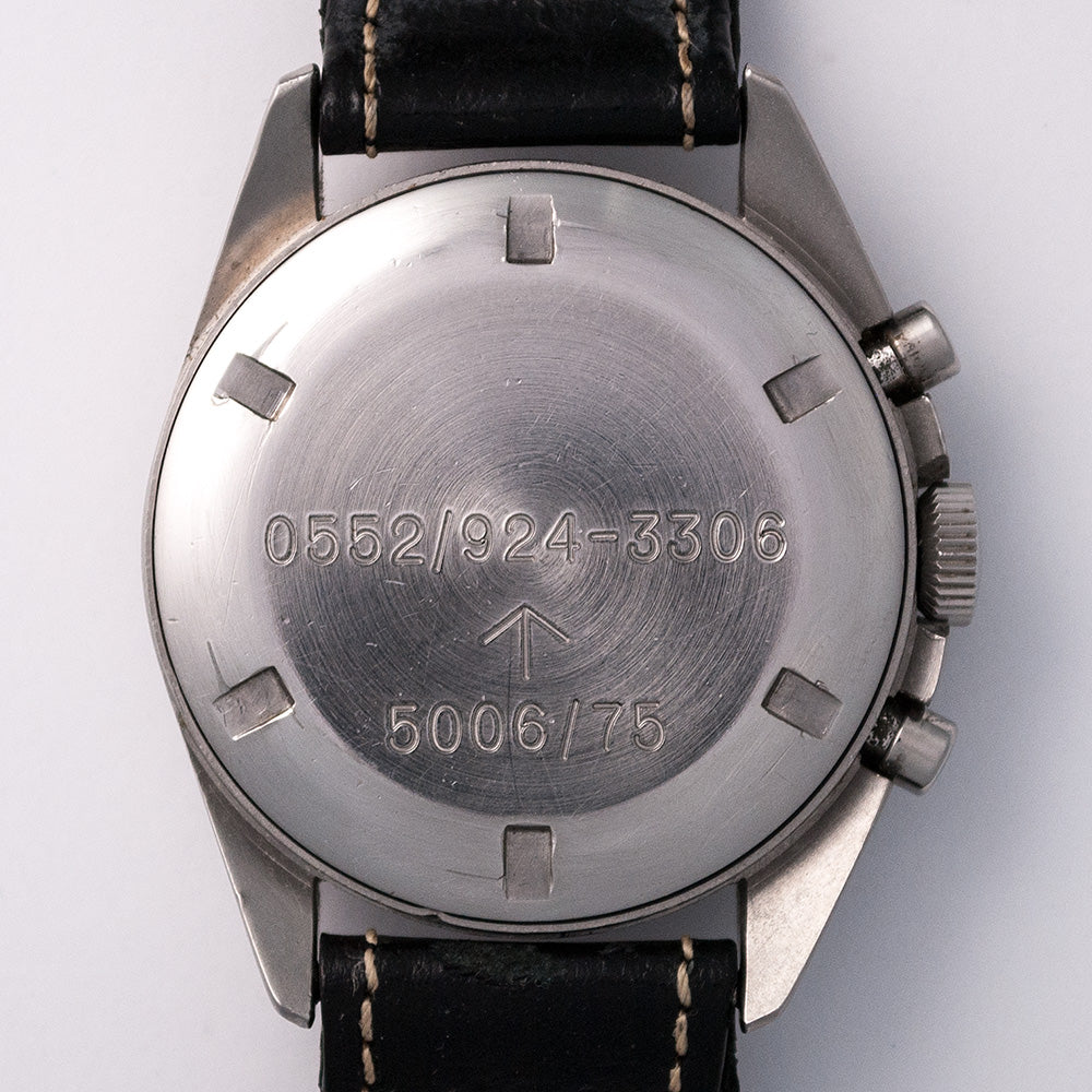 CWC Chronograph, Militäruhr, «Royal Navy Air Fleet», Edelstahl, Valjoux Kaliber 7733