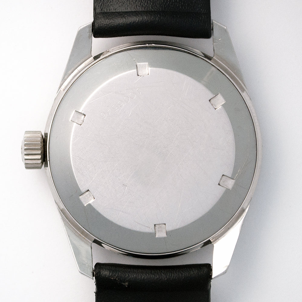 Seltene Schuluhr, Ecole Technique, Vallée de Joux, Jaeger-LeCoultre, Chronometer, Automat, JLC-Kaliber 883, Datum, ca. 1968