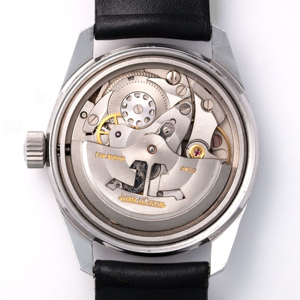 Seltene Schuluhr, Ecole Technique, Vallée de Joux, Jaeger-LeCoultre, Chronometer, Automat, JLC-Kaliber 883, Datum, ca. 1968