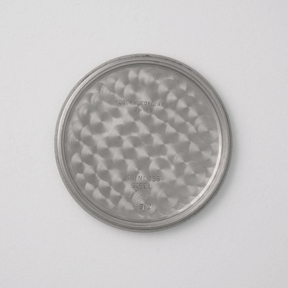 Heuer Carrera, Chronograph 45 Minuten, Ref. 3647N, Edelstahl, 1960er Jahre