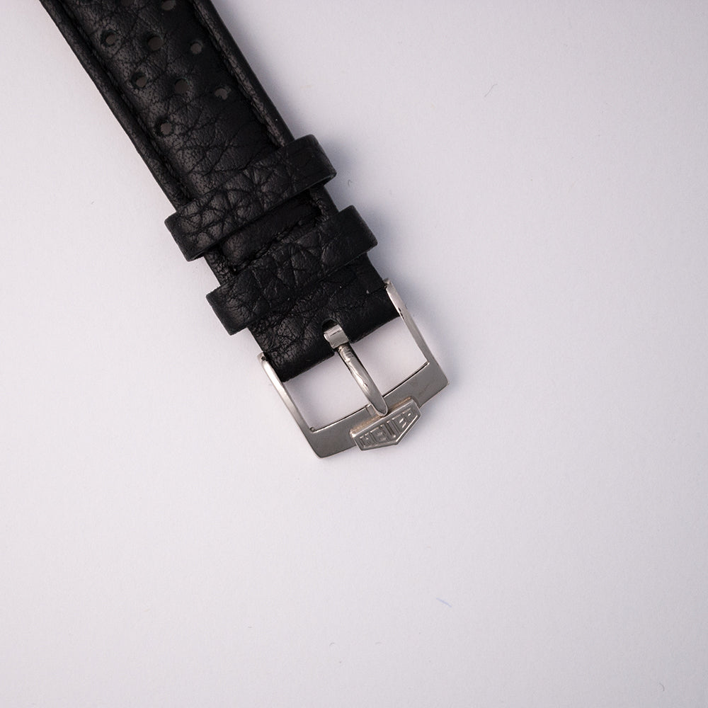 Heuer Carrera, Chronograph 45 Minuten, Ref. 3647S, Edelstahl, Kaliber Valjoux 92, Mitte 1960er Jahre