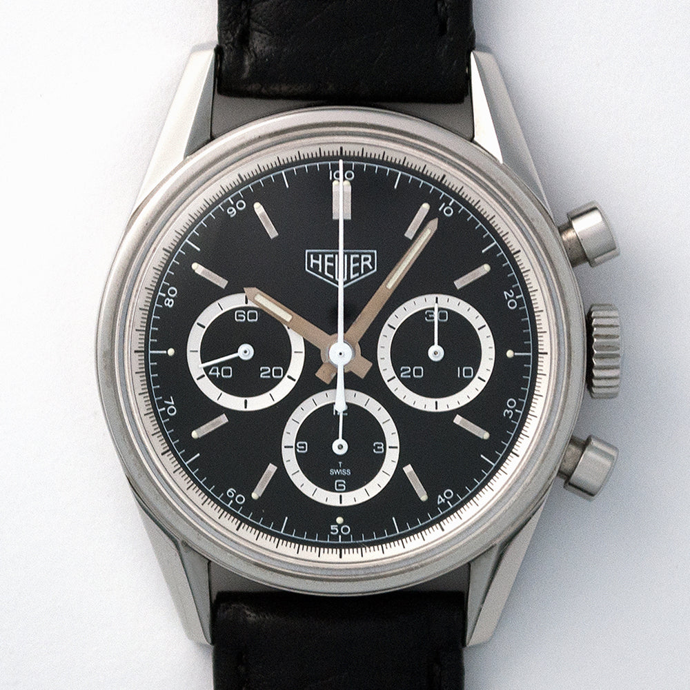 TAG Heuer Carrera, Classics Re-Edition, Ref. CS 3113, Full-Set, Edelstahl, Lemania 1873, anfangs 2000