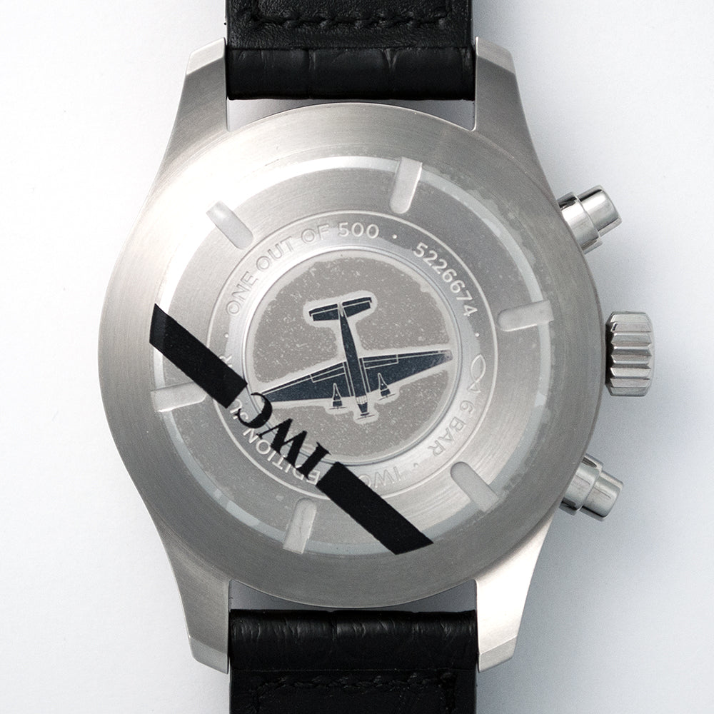 IWC Fliegeruhr Chronograph Flyback, Edition «JU-AIR», Ref. IW387809, neu, Edelstahl, Automatic, IWC-Manufakturwerk Kaliber 89365, mit Box und Garantiebooklet