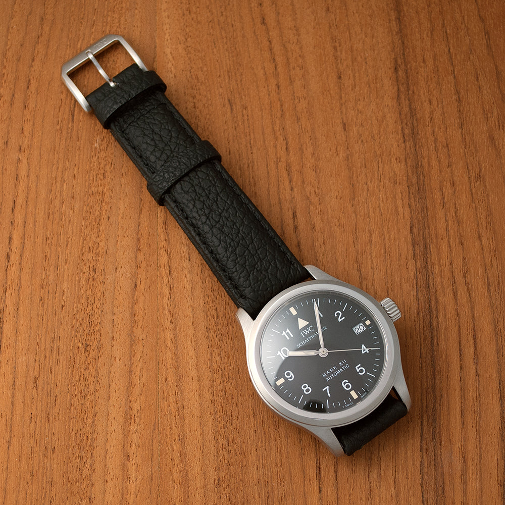IWC Fliegeruhr Mark XII, Ref. 3241, Tritium-Zifferblatt Automat, Stahl, Datum, ohne Box und Papiere