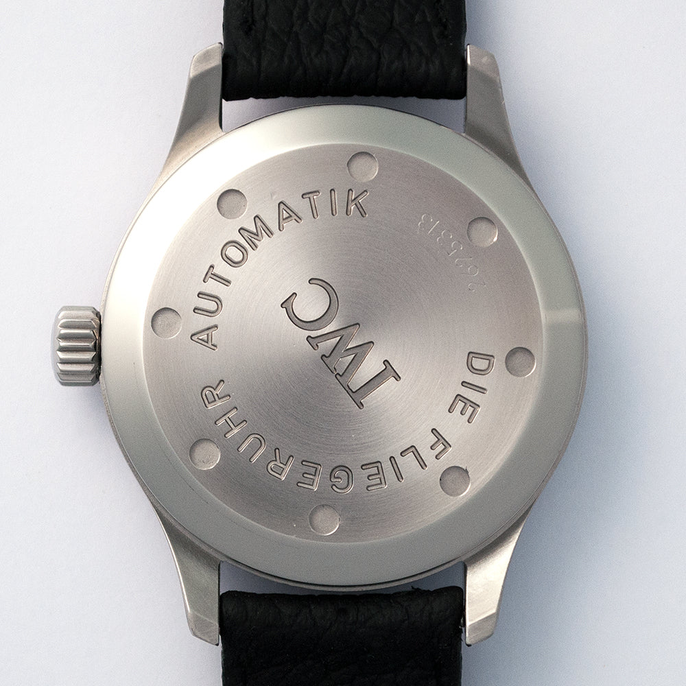 IWC Fliegeruhr Mark XII, Ref. 3241, Tritium-Zifferblatt Automat, Stahl, Datum, ohne Box und Papiere