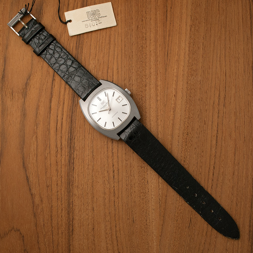 IWC Herrenuhr, Stahl, Referenz 1872, New Old Stock ,Automat, Datum