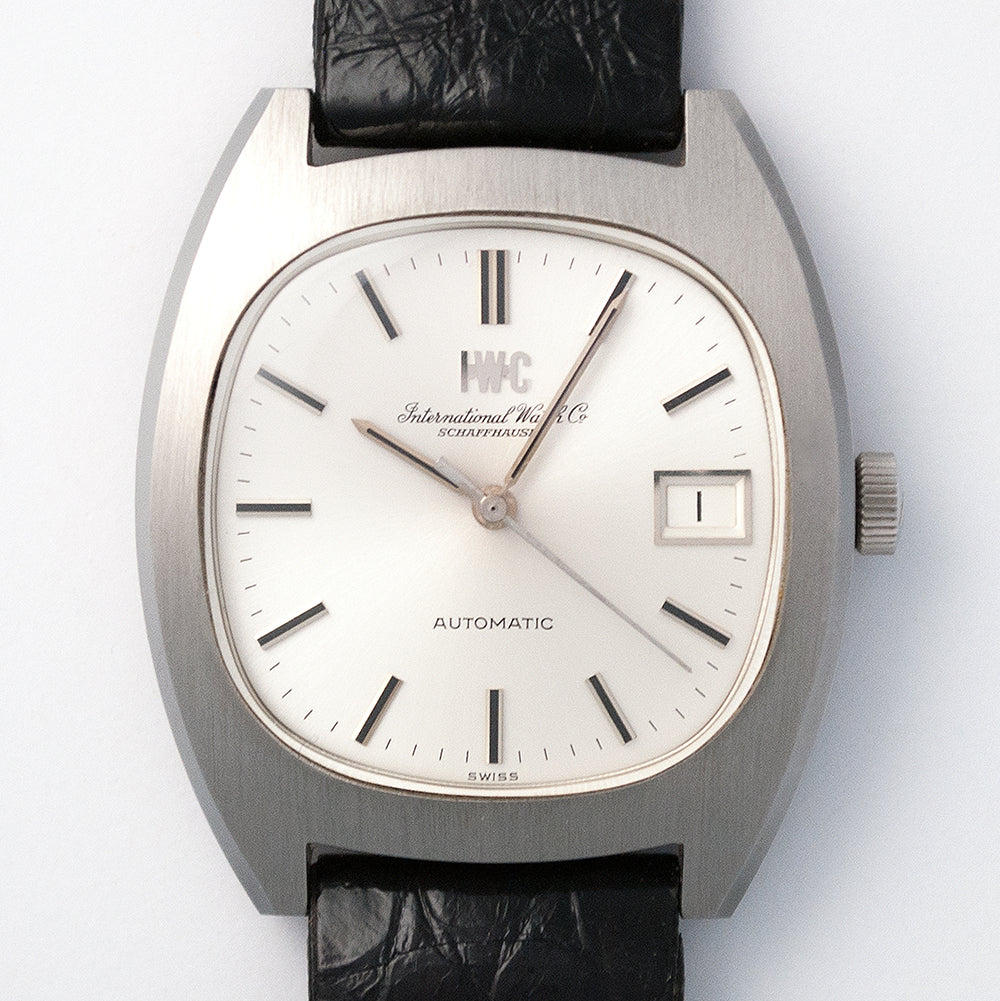 IWC Herrenuhr, Stahl, Referenz 1872, New Old Stock ,Automat, Datum