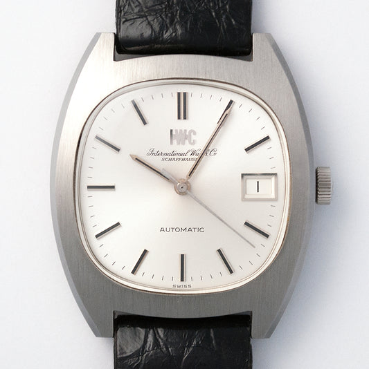 IWC Herrenuhr, Stahl, Referenz 1872, New Old Stock ,Automat, Datum
