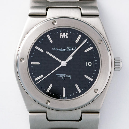 IWC Ingenieur SL «Jumbo», Referenz 1832, schwarzes Zifferblatt