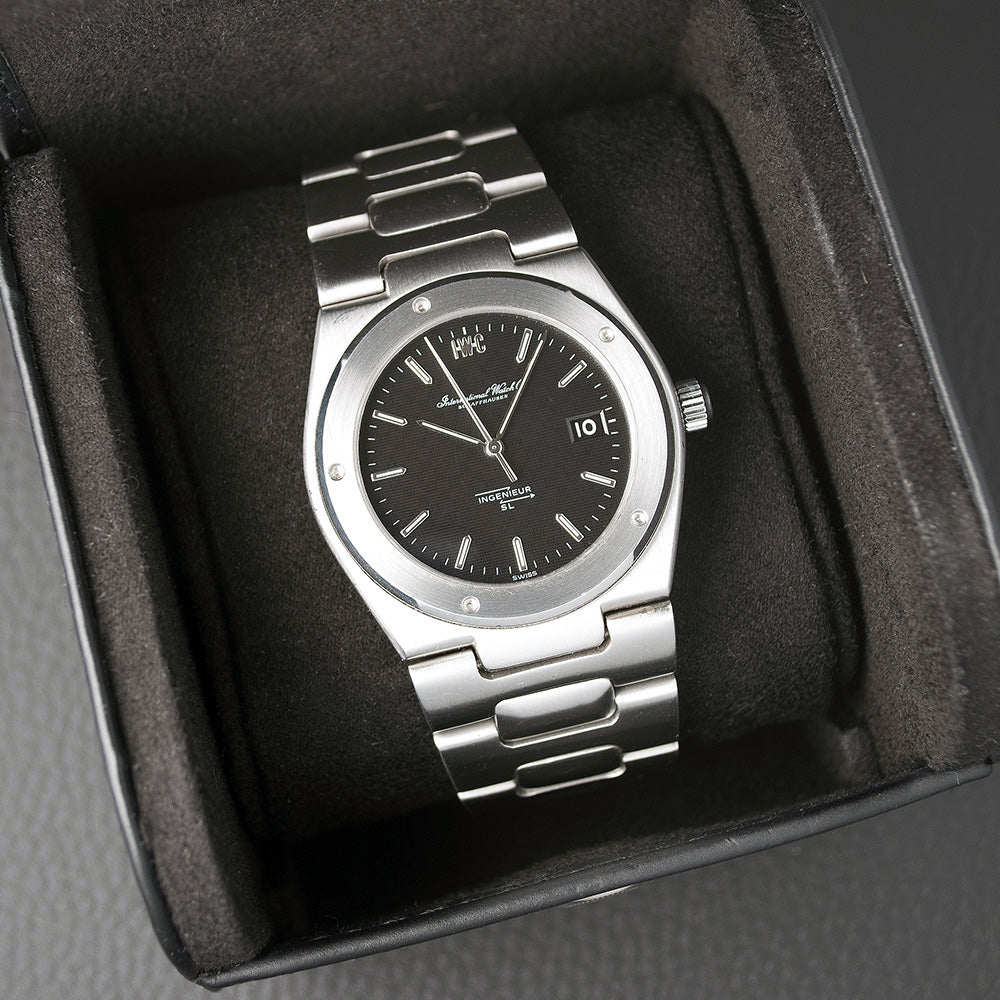 IWC Ingenieur SL «Jumbo», Referenz 1832, schwarzes Zifferblatt