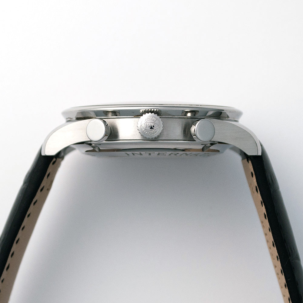 IWC Portugieser Chrono-Automatik, Ref. IW371438, Edelstahl, bombiertes Saphirglas