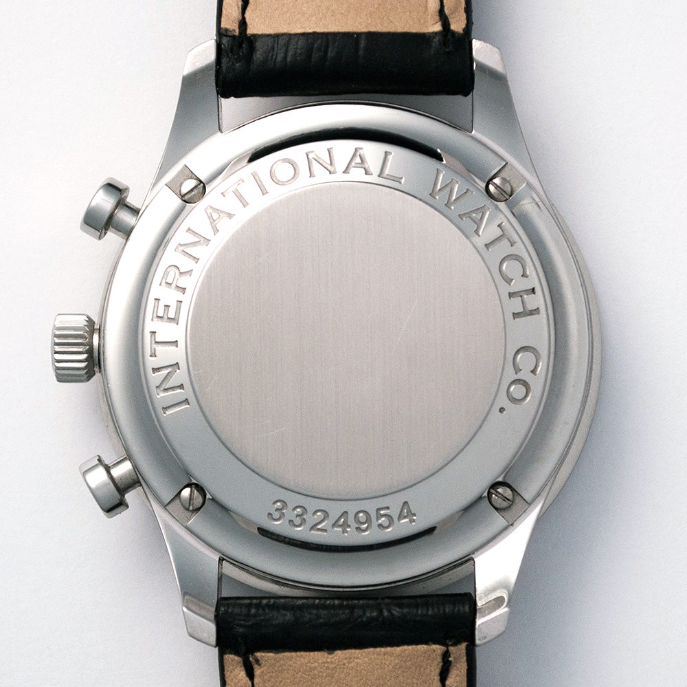IWC Portugieser Chrono-Automatik, Ref. IW371438, Edelstahl, bombiertes Saphirglas
