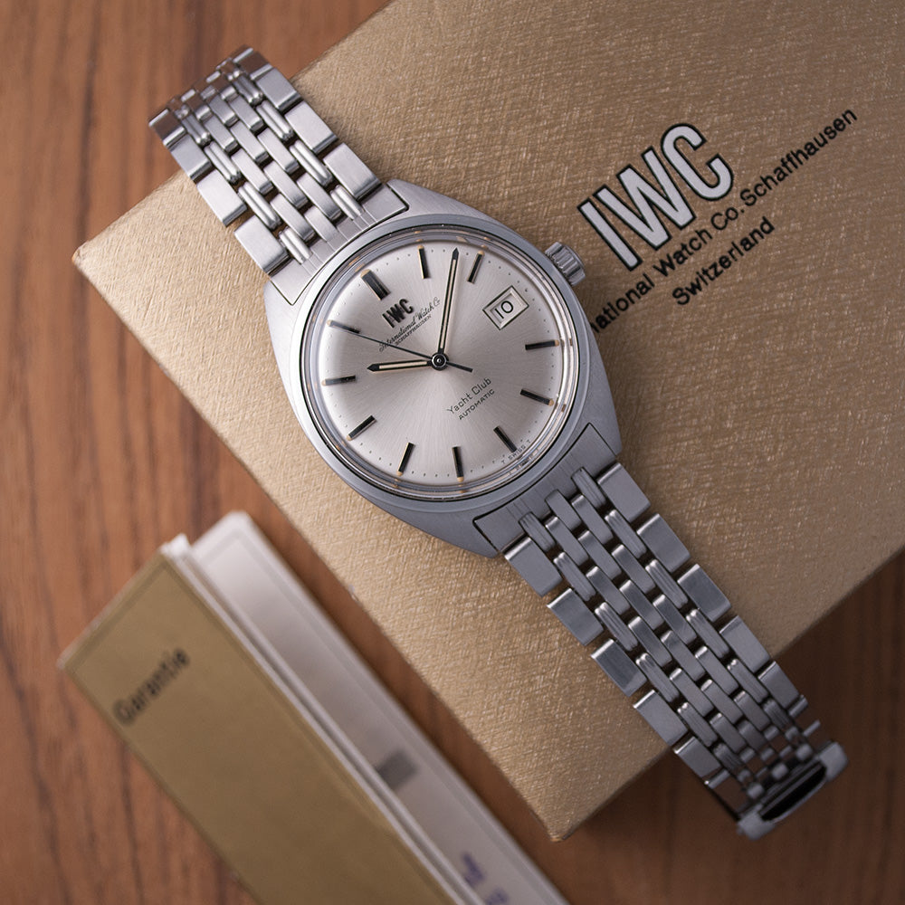 IWC, Yacht Club, Automatic, Ref. 811 A, Stahl mit IWC-Original-Stahlband, Box und Garantie vom 21.9.1969