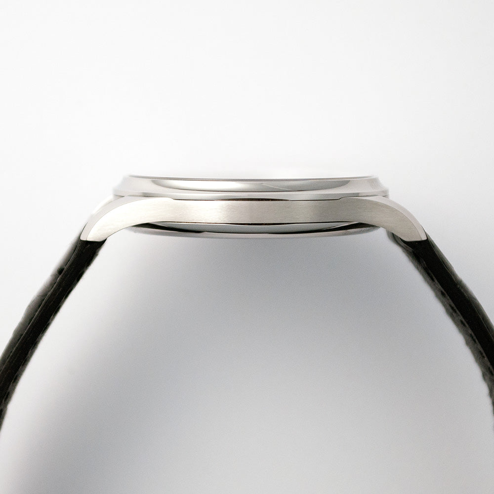 IWC, kleine Portugieser, Ref. 3531-005, Automat, Glasboden, seltene Version mit schwarzem Zifferblatt