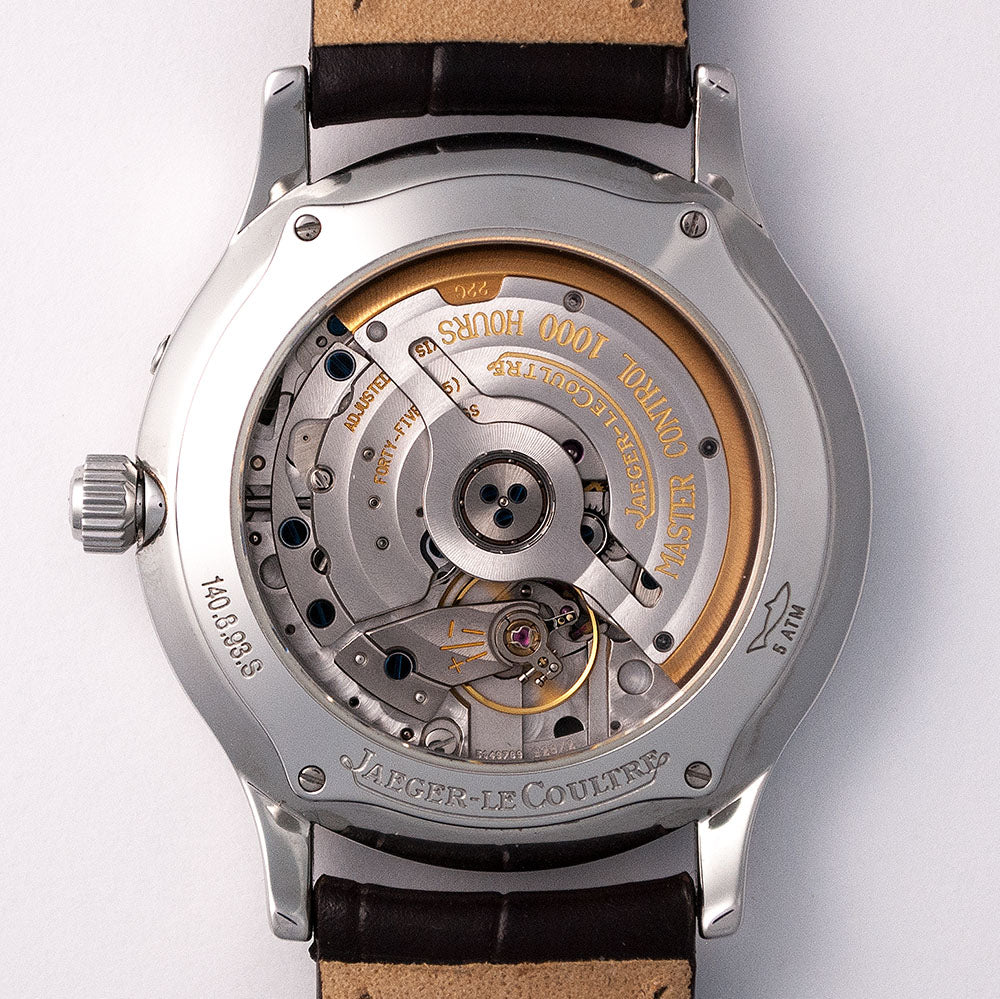 Jaeger-LeCoultre, Master Réserve de Marche, Ref. 140.8.93.S, Edelstahl, Automatique, Saphirglasboden, Datum, Full-Set