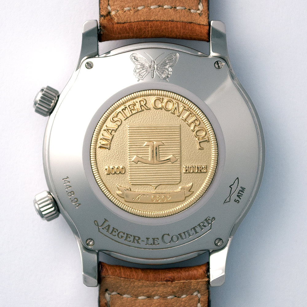 Jaeger-LeCoultre, Master Control, Memovox, Ref. 144.8.94, 1997 Edelstahl, Handaufzug, Wecker