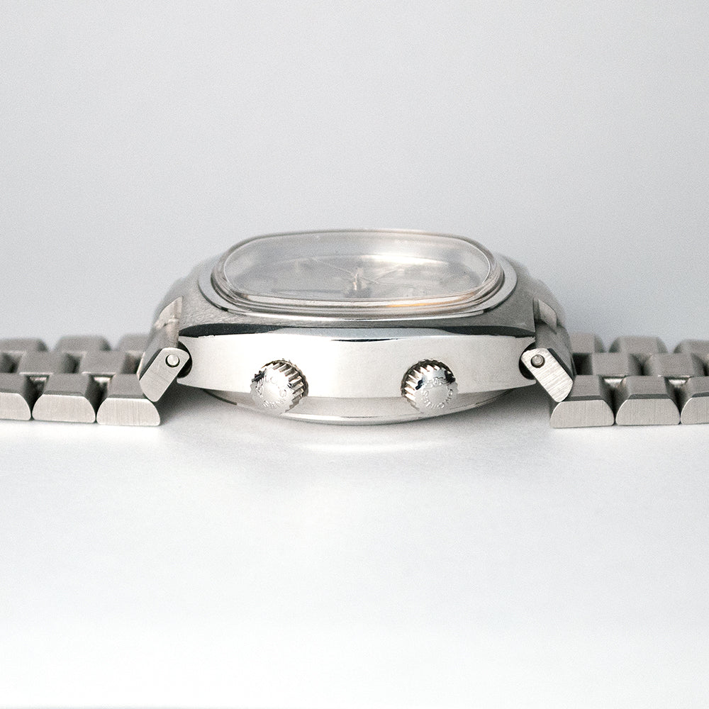 Longines Alarm, Day/Date, Ref. 2361 4 681, Automat, Weckerfunktion, Kaliber L 680.1, Stahlband mit Faltschliesse