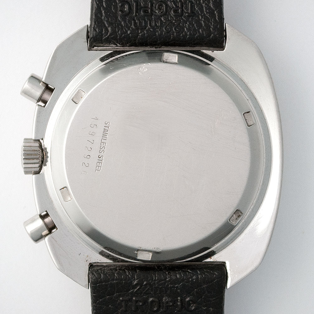 Longines Chrono-Diver, Stahl, Ref. 8229-2, ca. 1971, Chronograph, kleine Sekunde, Valjoux-Kaliber 726