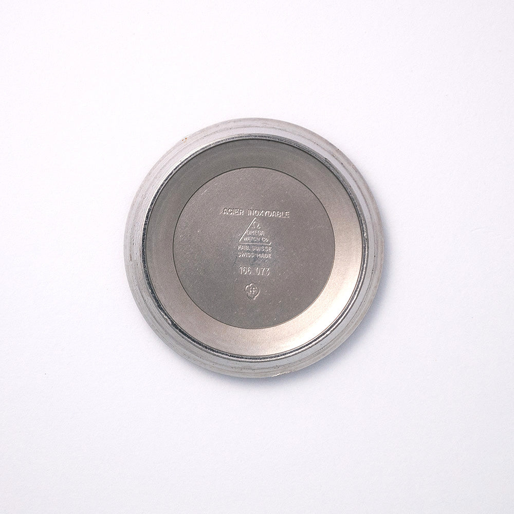 Omega Seamaster 120, Deep Blue, Ref. 166.073, Edelstahl, Stahllünette mit Bakeliteinsatz, Omega-Stahlband