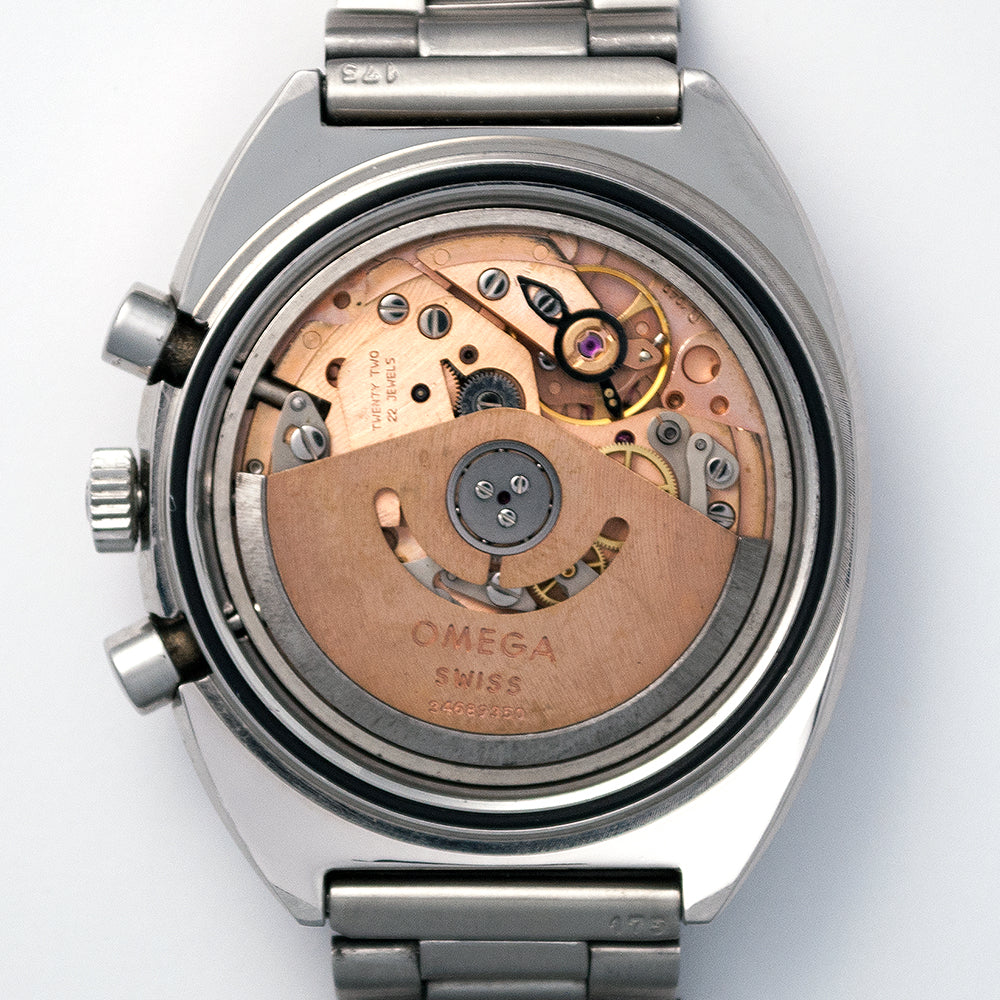 Omega Seamaster, Chronograph, Ref. ST 176.005, «Jedi», Automatik, Zifferblatt silber, 1972