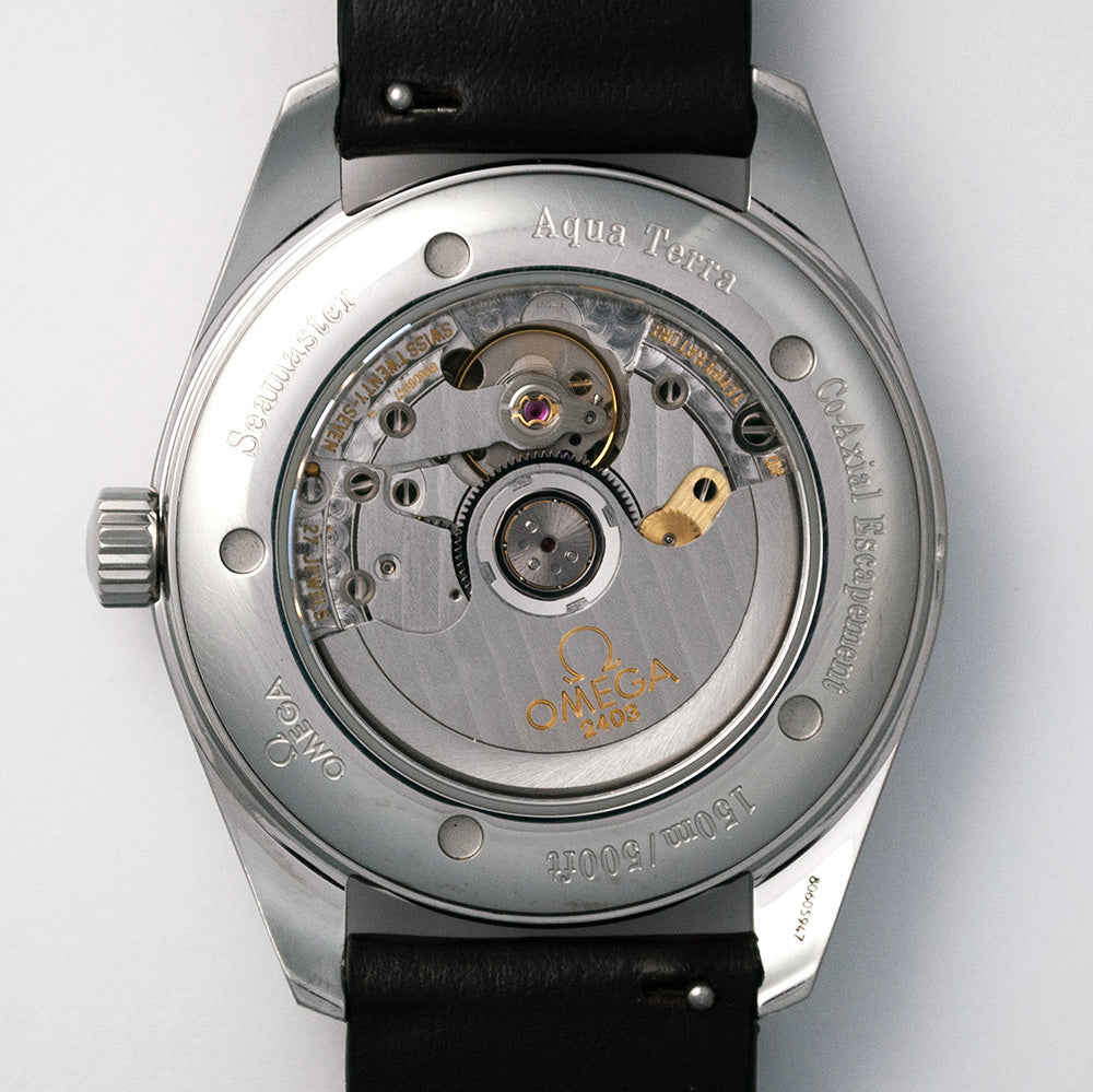 Omega Seamaster, Railmaster, Chronometer, Ref. 2803.52.37, Co-Axial-Hemmung, Glasboden