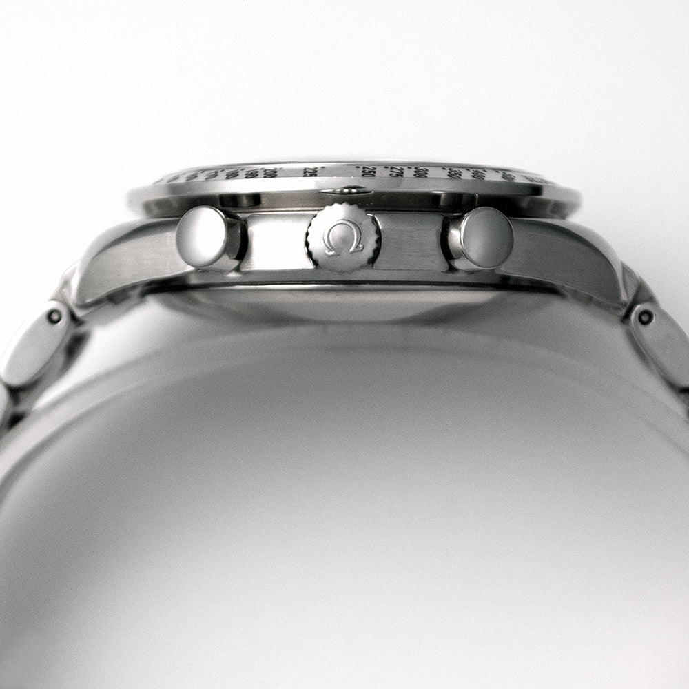 Omega Speedmaster Date, Chronograph, Ref. 175.0083, Omega-Stahlband, ca. 1999