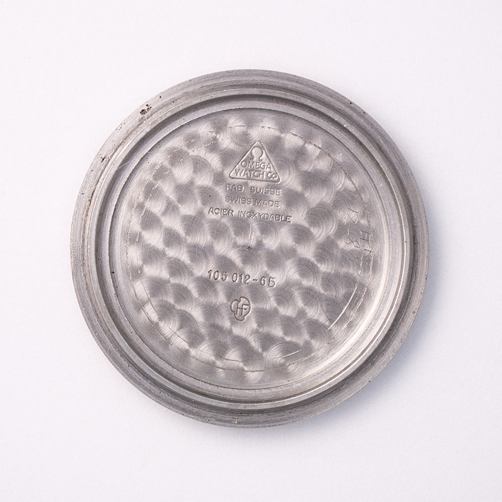 Omega Speedmaster Professional, Ref. 105.012-65, Kaliber 321, 1966/67, «Omega-Holzer»-Stahlband mit Faltschliesse
