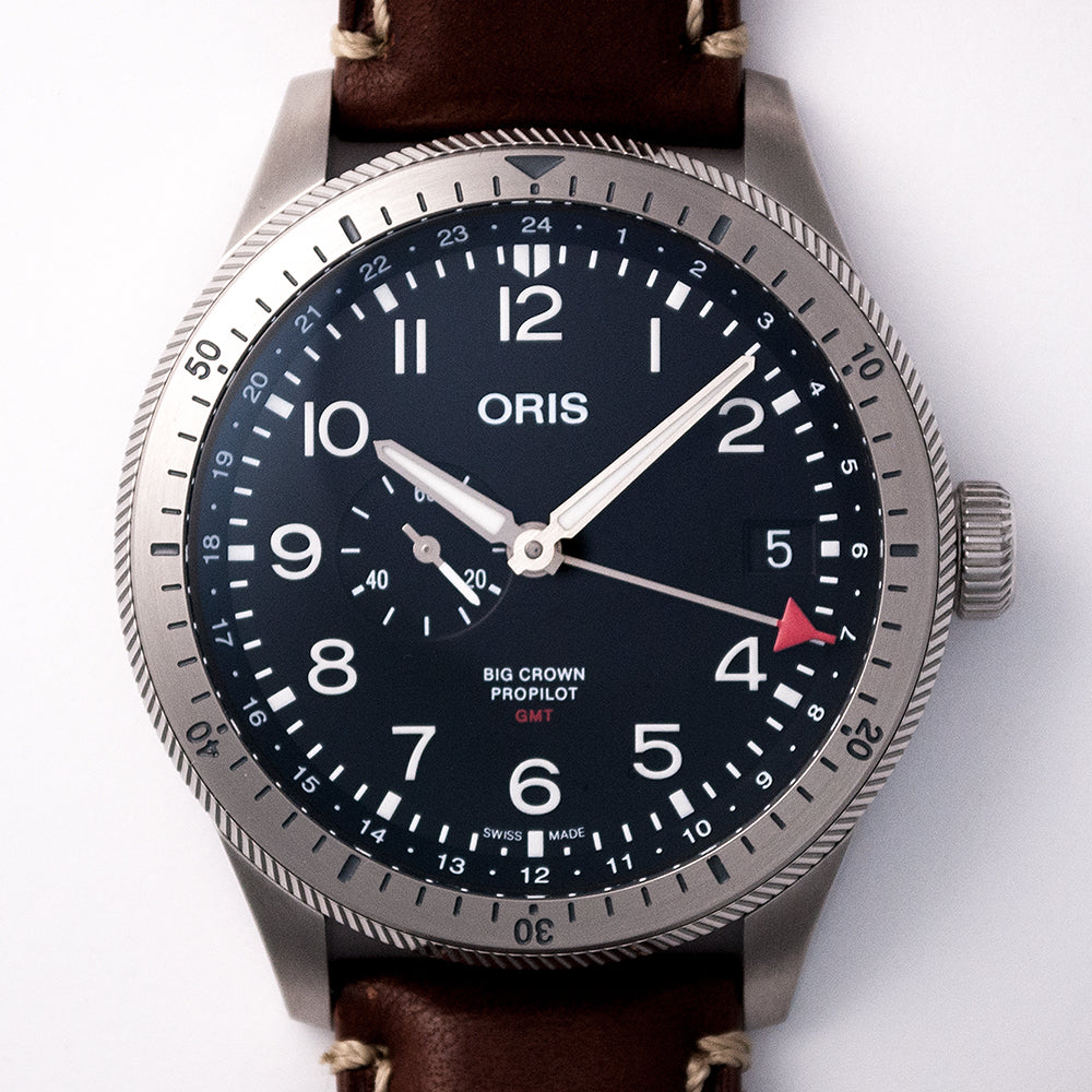 Oris Big Crown ProPilot Timer GMT, Ref. 01 748 7756 4064-07 3 22 02LC, Automat, GMT, Grossdatum, Box und Papiere, neu