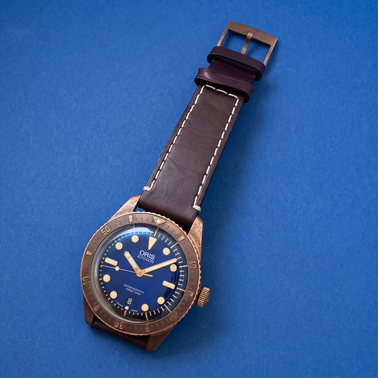 Oris, Carl Brashear Limited Edition, Ref. 01 733 7720 3185-Set LS, Bronze, limitiert, Box und Papiere