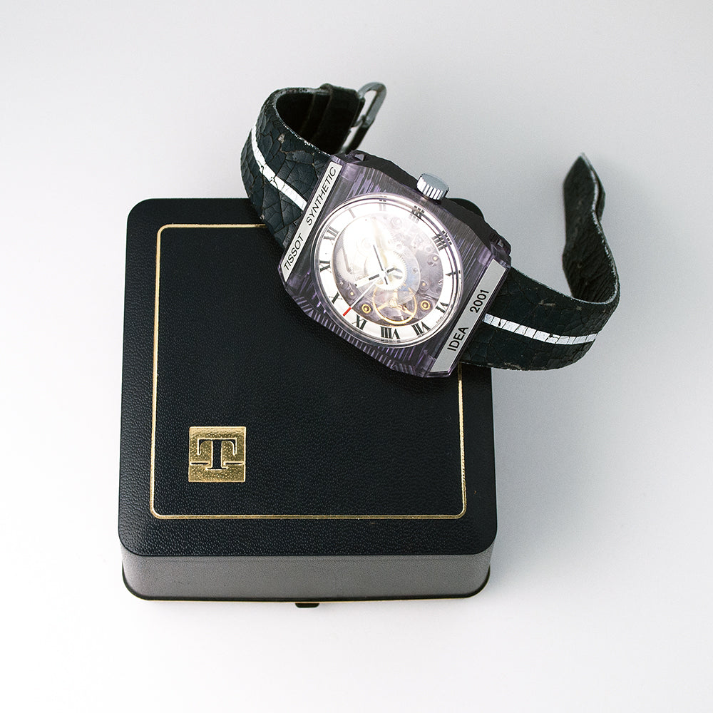 Tissot Synthetic, Idea 2001, Vorläufer der Swatch, mit Box, Kaliber 2250