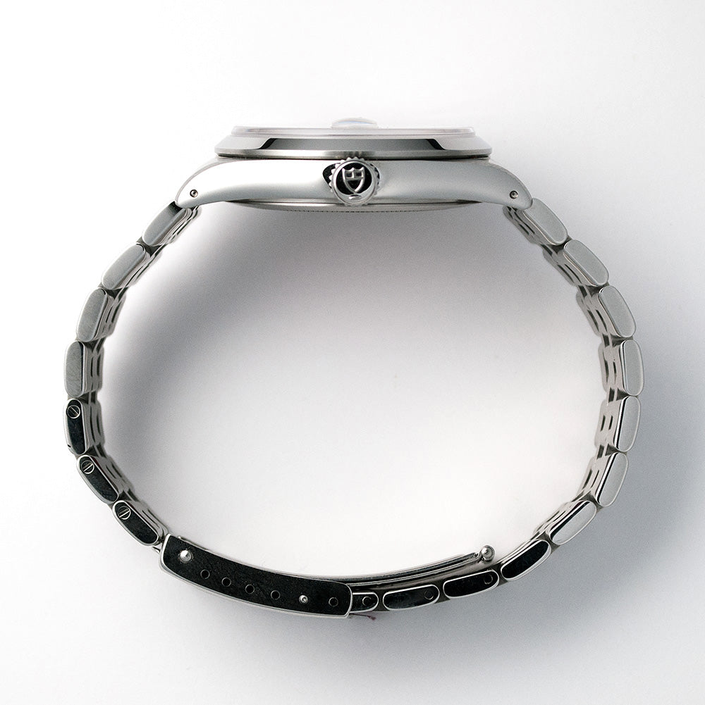 Tudor, Prince, Date+Day, Ref. 76200, Edelstahl, Automatik, Tudor-Jubilee-Stahlband, Box und Zertifikat, 2008