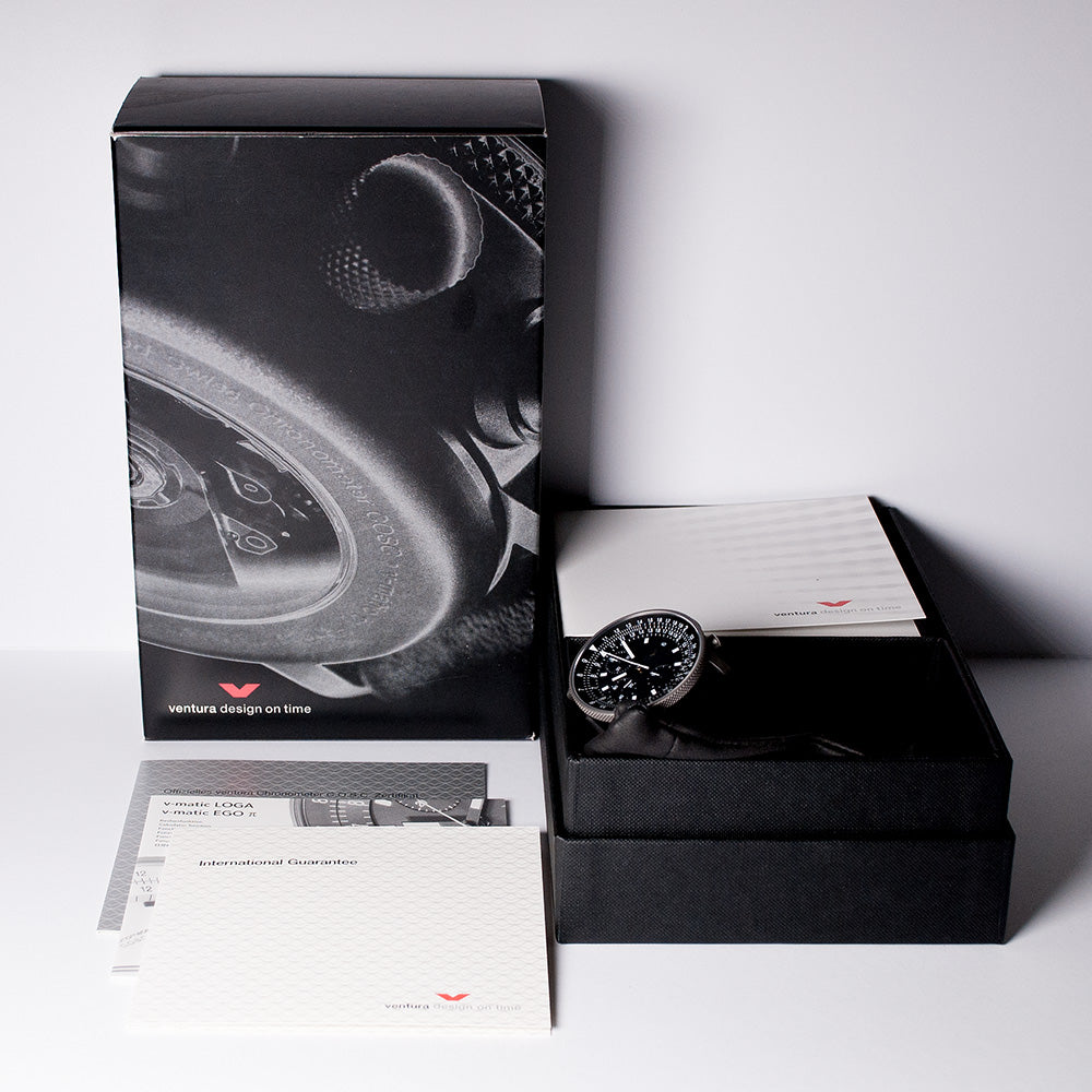 Ventura, v-matic Loga, Chronograph Titanox, Chronometer