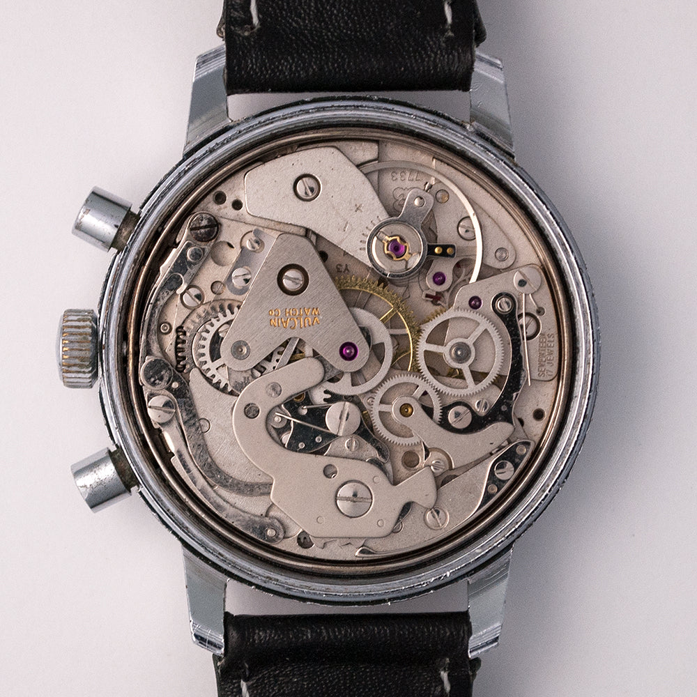 Vulcain Chronograph, Handaufzug, Ref. 1376, Kaliber Valjoux 7733
