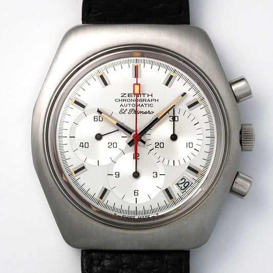 Zenith, Chronograph, Automatic, El Primero, Ref. A787, Edelstahl, Kaliber 3019 PHC, wie NOS (New Old Stock)