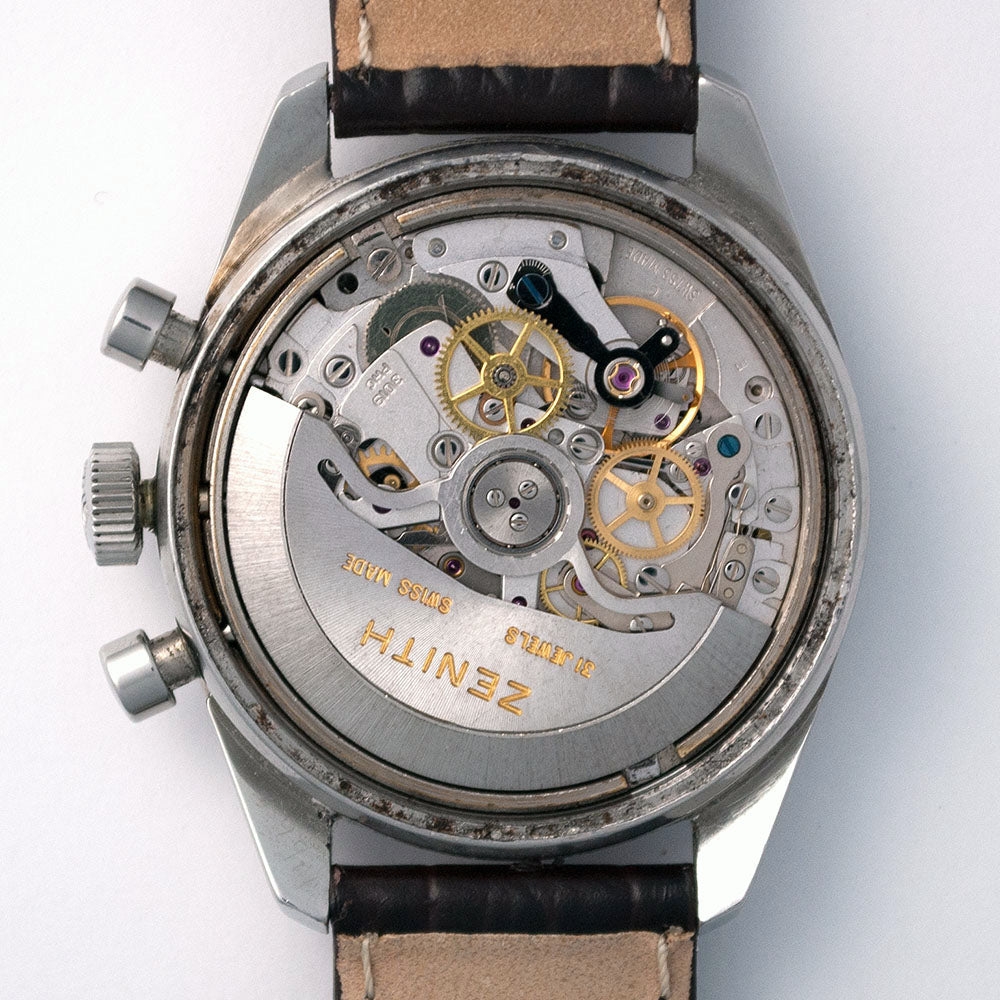 Zenith, Chronograph, Automatic, El Primero, Ref. A386, Edelstahl, Kaliber 3019 PHC