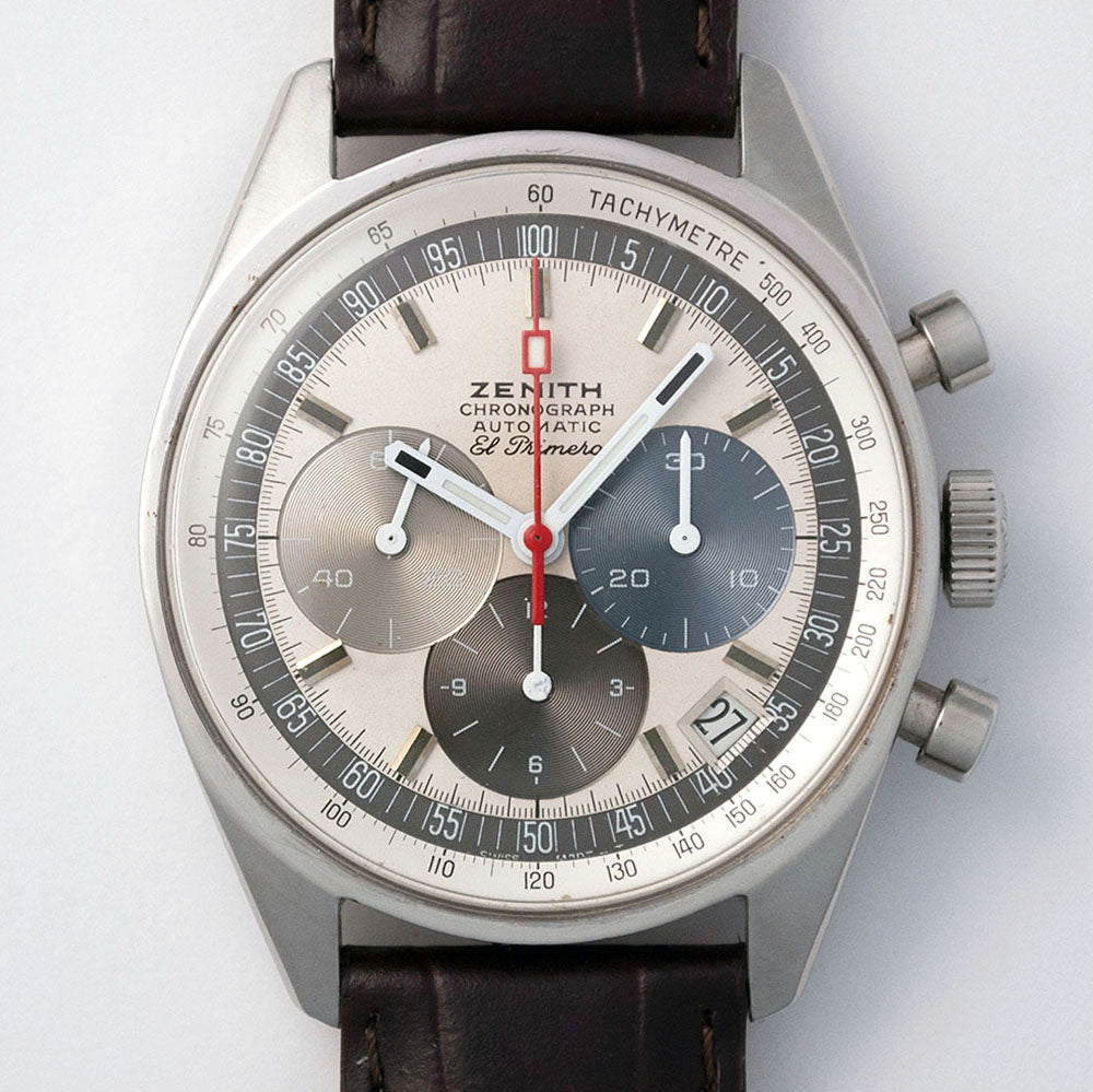 Zenith, Chronograph, Automatic, El Primero, Ref. A386, Edelstahl, Kaliber 3019 PHC