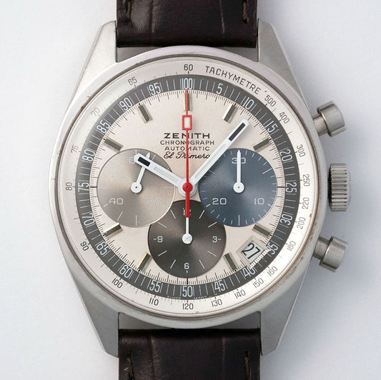 Zenith, Chronograph, Automatic, El Primero, Ref. A386, Edelstahl, Kaliber 3019 PHC