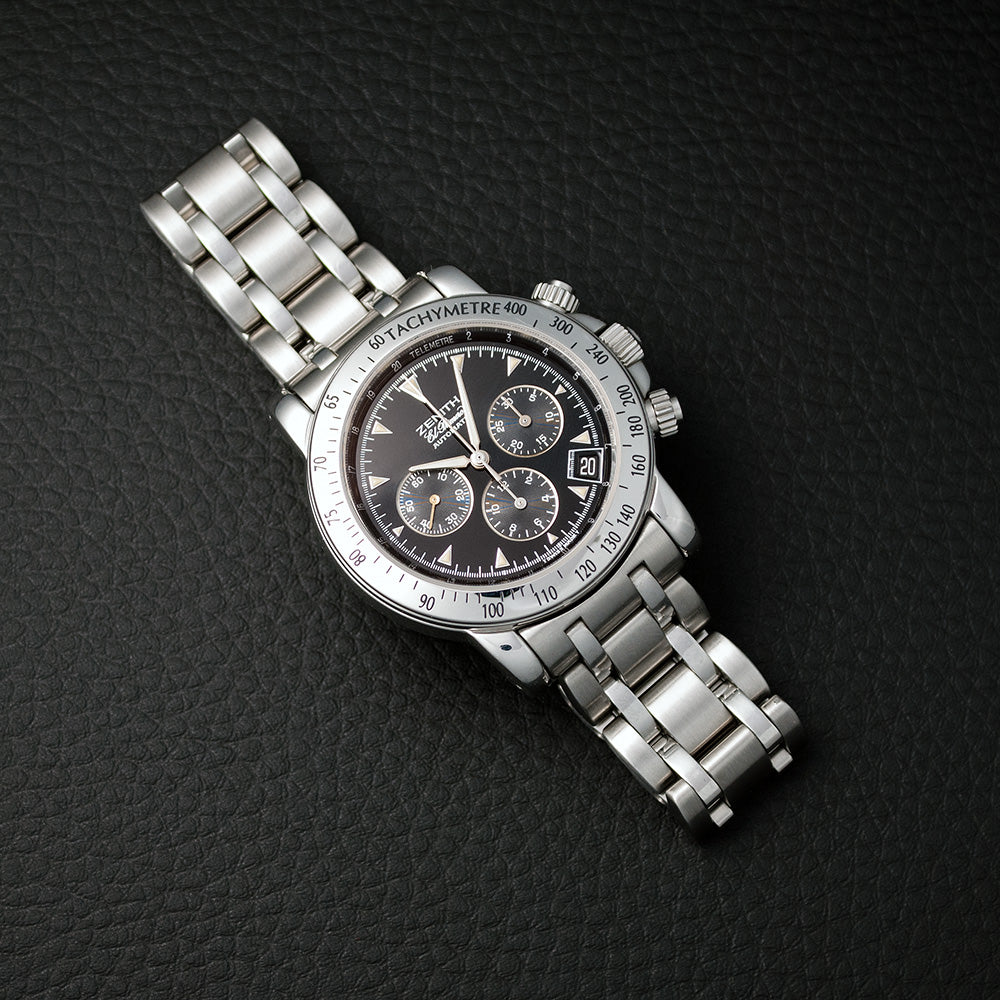 Zenith El Primero, Rainbow, Ref. 15/02.0460.400, Original-Zenith-Stahlband, revidiert