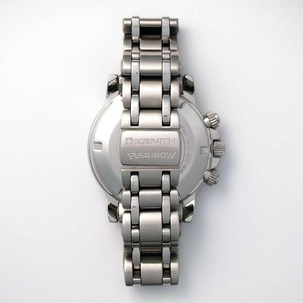 Zenith El Primero, Rainbow, Ref. 15/02.0460.400, Original-Zenith-Stahlband, revidiert