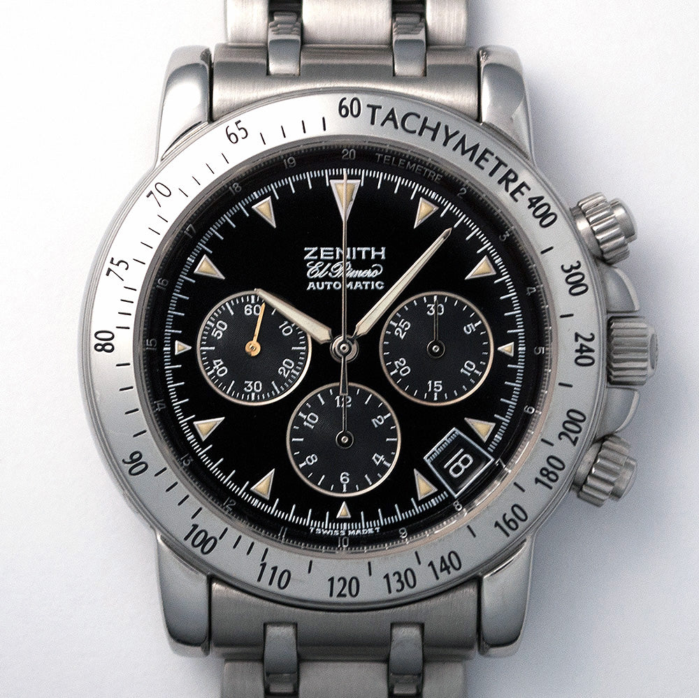 Zenith El Primero, Rainbow, Ref. 15/02.0460.400, Original-Zenith-Stahlband, revidiert