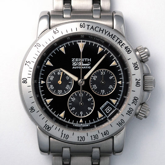 Zenith El Primero, Rainbow, Ref. 15/02.0460.400, Original-Zenith-Stahlband, revidiert