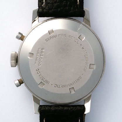BWC (Buttes Watch Co.), Chronograph, Dato 45, Edelstahl, Datum, Kaliber Landeron 187