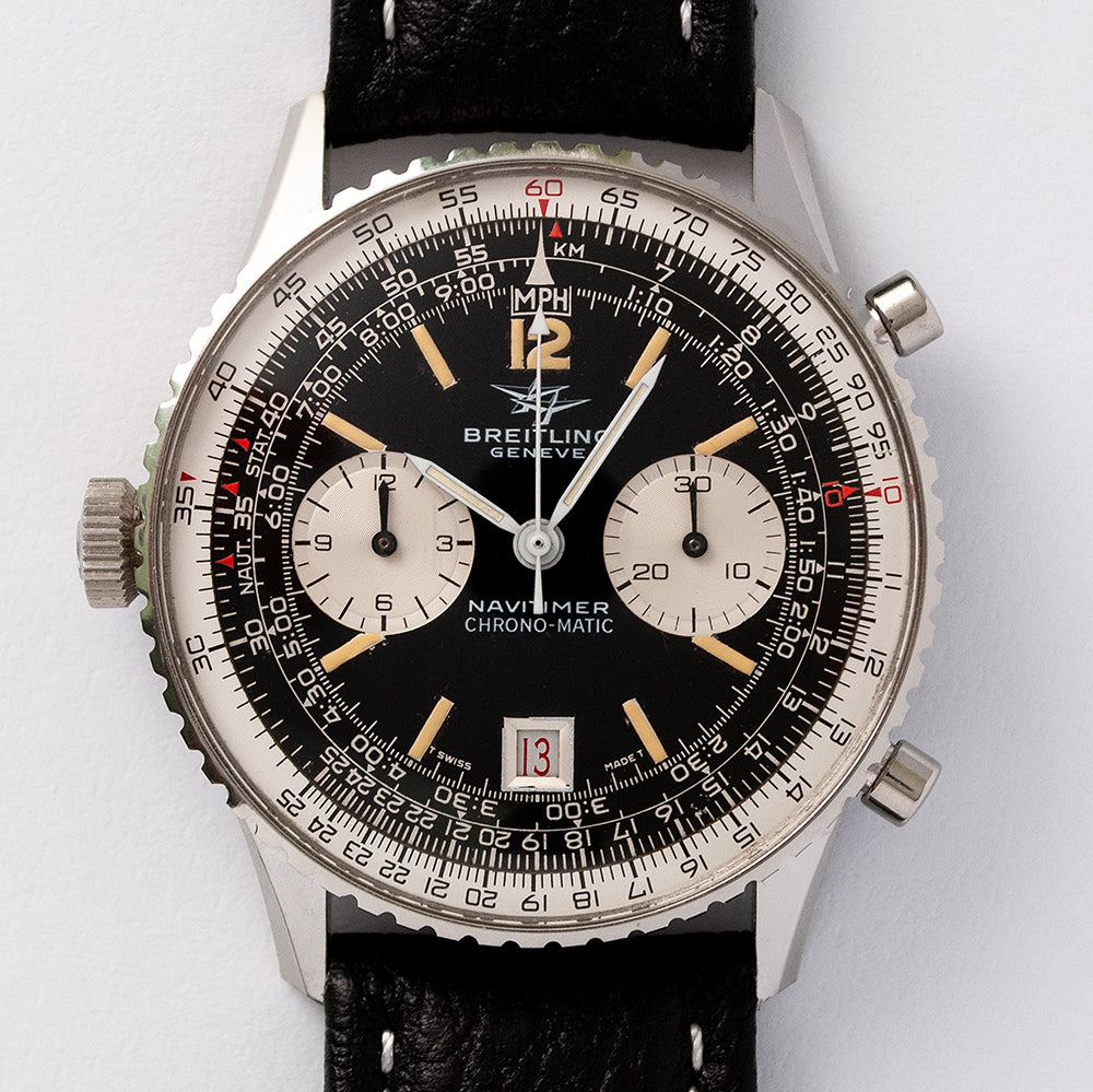 Breitling Navitimer Chrono-Matic, Referenz 8806, Edelstahl, Kaliber 12, 1973