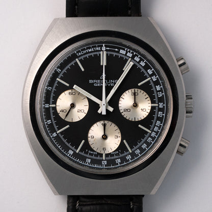 Breitling, Chronograph, Ref. 1450, Edelstahl, Handaufzug, Valjoux 7736, 1975