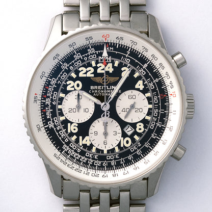 Breitling Cosmonaute, Flyback Chronograph, Ref. A22322, Box und Papiere
