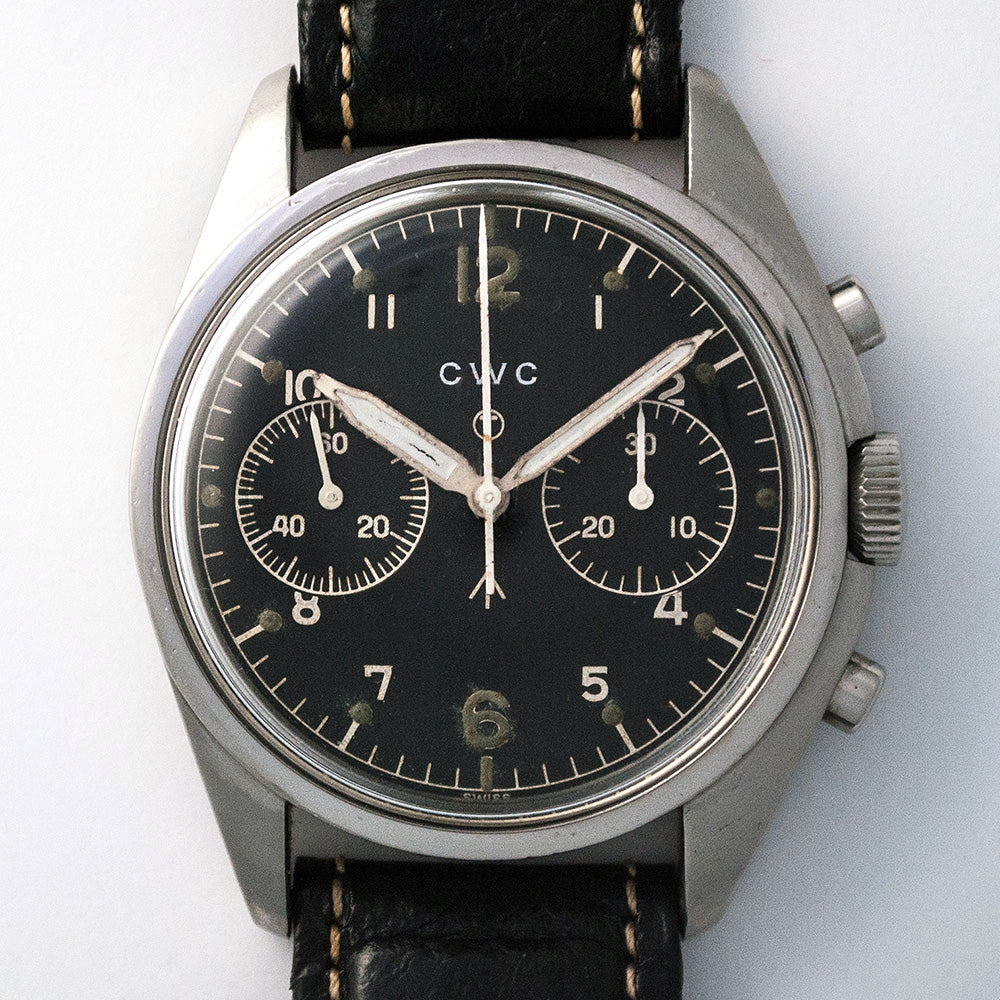 Cwc Chronograph 2003 CWC Chronograph, Militäruhr, «Royal Navy Air Fleet», Edelstahl, Valjou ...