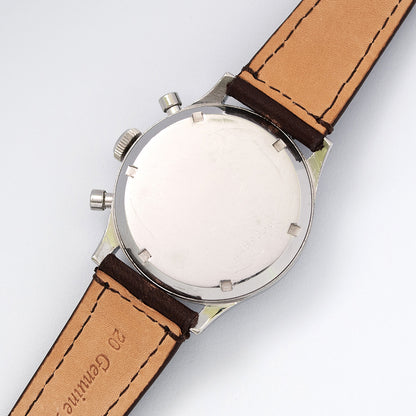 Eterna, Chronograph, 1950er-Jahre, Oversized 37,5 mm, Stahlgehäuse, Kaliber 703 R (Valjoux 22)