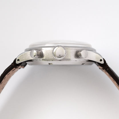 Eterna, Chronograph, 1950er-Jahre, Oversized 37,5 mm, Stahlgehäuse, Kaliber 703 R (Valjoux 22)